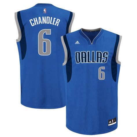 adidas Tyson Chandler Dallas Mavericks Royal Blue Road Replica Jersey